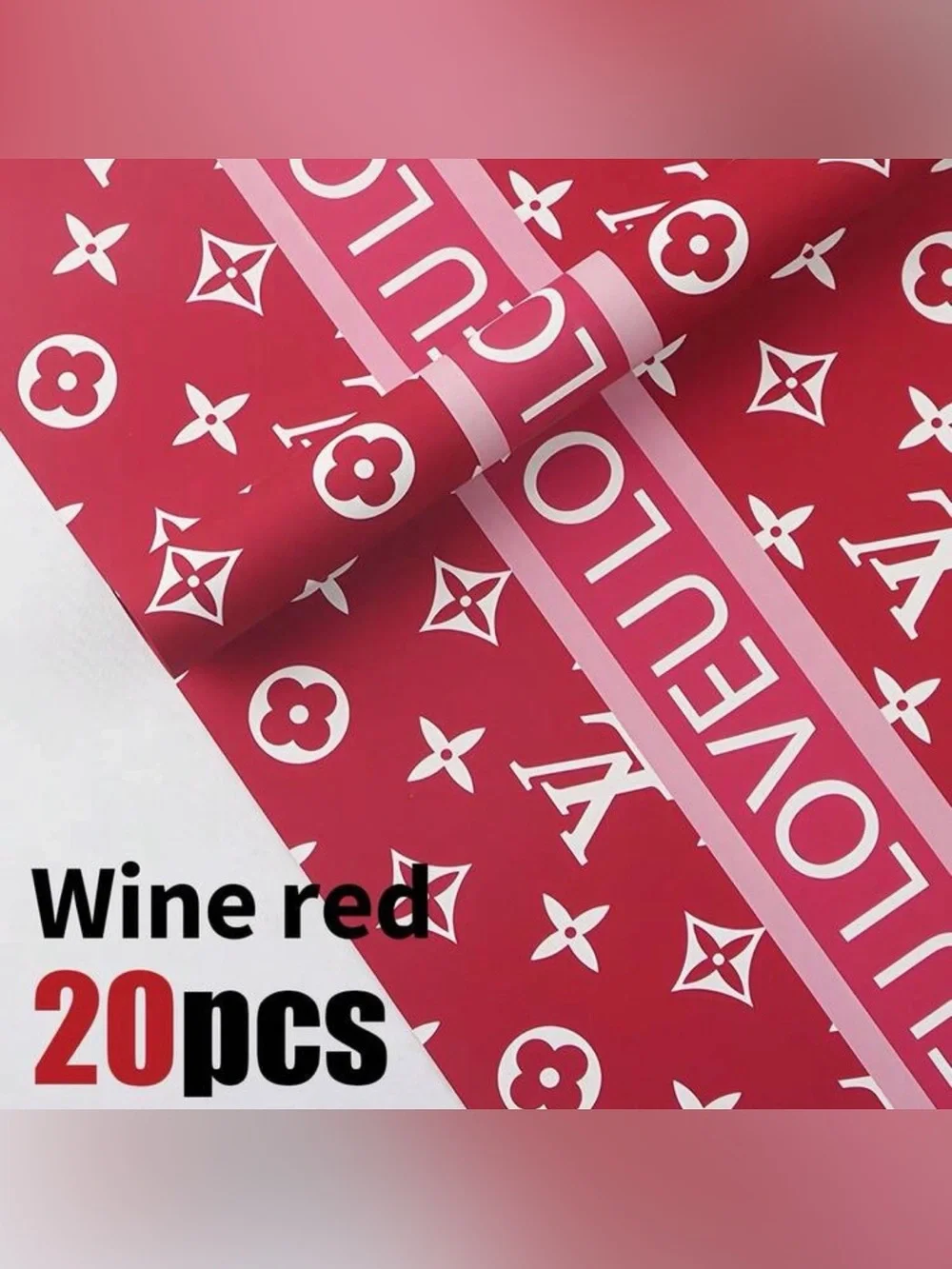 New designer inspired Luxury-Inspired Love Wrap Red Party Gift Wrap
